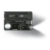 Victorinox SwissCard Lite preto transparente - 0.7333.T3