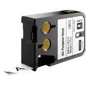 Dymo 1868752 XTL fita vinil preto sobre branco 19mm