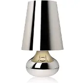 Kartell Candeeiro de mesa Cindy, platina metálica