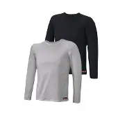 H.I.S. Camisola interior cinzento / preto