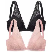 Petite fleur Soutien cor-de-rosa / preto