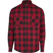 Urban Classics Camisa borgonha / preto
