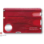 Victorinox SwissCard Nailcare vermelho transparente - 0.7240.T