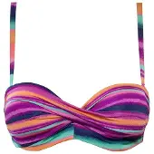 LASCANA Top de biquíni mistura de cores