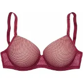 LASCANA Soutien 'Invisible Pink' vermelho