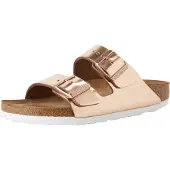 Birkenstock Chinelos Arizona Soft Footbed mulheres - Ouro - 37