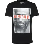 Mister tee Camisa '2Pac All Eyez On Me' preto