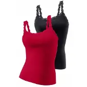 LASCANA Top granadina / preto