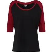Urban Classics Camisa borgonha / preto