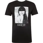 Mister tee Camisa 'F#?KIT' preto / branco