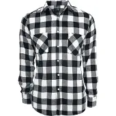 Urban Classics Camisa preto / branco