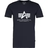 Alpha industries Camisa navy / branco