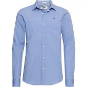 Tommy Hilfiger Camisa azul claro / vermelho sangue / branco