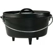 Lodge Camp forno holandês L10DCO3 extra fundo, incluído tampa, 4.7L