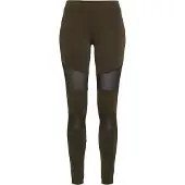 Urban Classics Leggings 'Tech Mech' oliveira