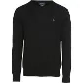 Ralph Lauren para homem. 710684957008 Camisola de algodão de corte justo preta (XXL), Preto, Casual, Clássico