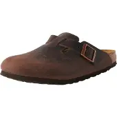 Birkenstock Sapato aberto 'Boston' castanho escuro
