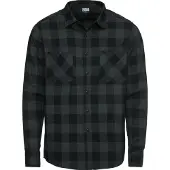 Urban Classics Camisa antracite / preto