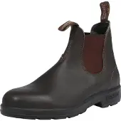 Blundstone unisex. 500 Botins em pele 500 castanho (45), Couro, Marrom, Plano, 1 a 3cm, Nenhum, Casual