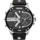 Diesel Relógios analógicos preto / prata