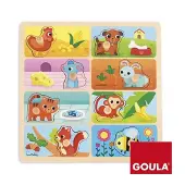 Diset Quebra-cabeça De Madeira Goula Minha Comida Favorita