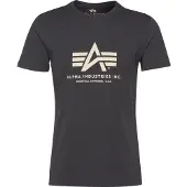 Alpha industries Camisa grafite / branco