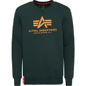 Alpha industries Sweatshirt abe / tangerina / vermelho / branco