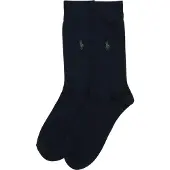 Ralph Lauren Meias 'SIZED FLAT-CREW-2 PACK' azul