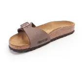 Birkenstock - Sandálias e chinelos mulher - Madrid Birkibuc Narrow Mocha para Mulher - Tamanho 36 - Castanho