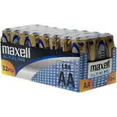Maxell Caixa 32 Pilhas Lr6 Aa