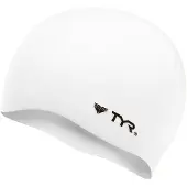 Tyr Touca De Natação Wrinkle Free Silicone White