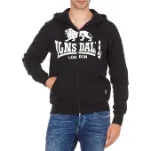 Lonsdale Casaco em moletão 'Krafty' preto / branco