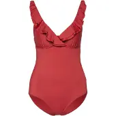 Jette Fato de banho vermelho fogo