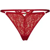 LASCANA Tanga 'Thong' vermelho fogo