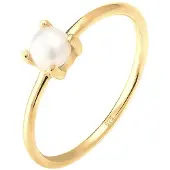 Elli Anel 'Pearl' ouro / branco pérola