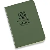 Rite in the rain Mini Stapled Notebook 3 Pack, verde