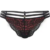 LASCANA Cueca 'Brief' vermelho / preto