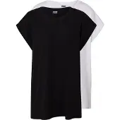 Urban Classics Camisa preto / branco