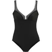 LASCANA Fato de banho preto / branco
