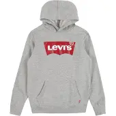 Levi's Kids Sweatshirt 'Batwing' acinzentado / vermelho / branco