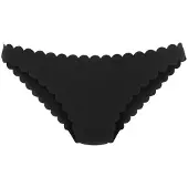 LASCANA Cueca biquíni 'Scallop' preto