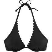 LASCANA Top de biquíni preto