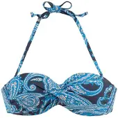 LASCANA Top de biquíni 'Boho' navy