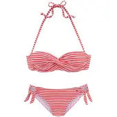 s.Oliver Biquíni vermelho / branco