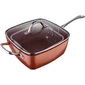 San Ignacio Frigideira Optimum Copper 24x24 Cm