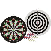 KRF Alvo De Dardos Flock With 6 Darts 45 Cm