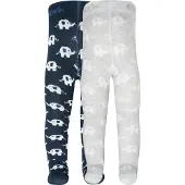 Ewers Collants 'Elefant' navy / cinzento