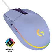 Logitech Rato G203 Lightsync Usb 8000 Dpi