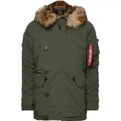 Alpha industries Casaco de inverno 'Explorer' oliveira