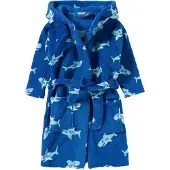 Playshoes Roupão de banho azul claro / azul escuro / branco